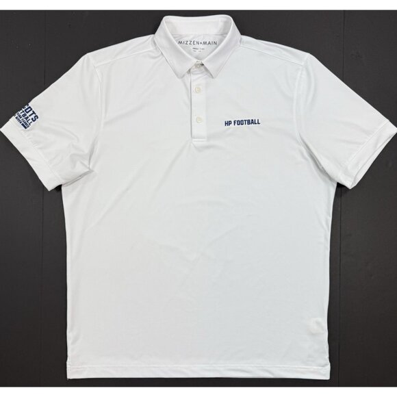 Mizzen Main Mens Versa Golf Polo Sz Small Highland Park Dallas Scots HP Football - Picture 2 of 11